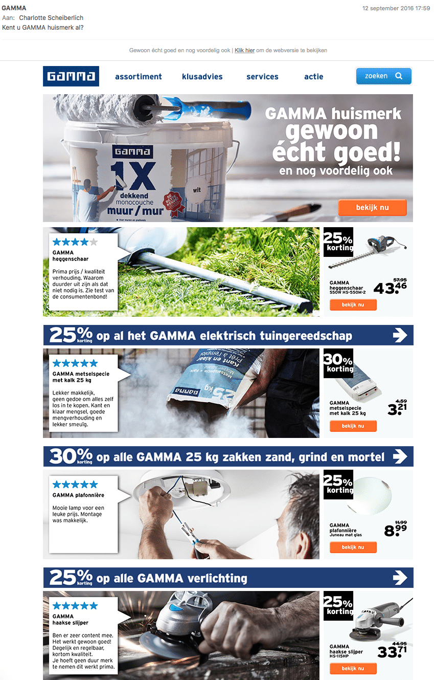 Voorbeeld sociale bewijskracht